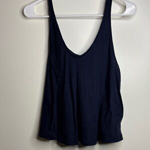 Blue Sleeveless Women's Top